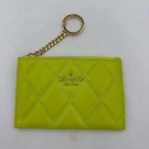 Kate Spade Carey Small Card Holder Lime Slushy NWT